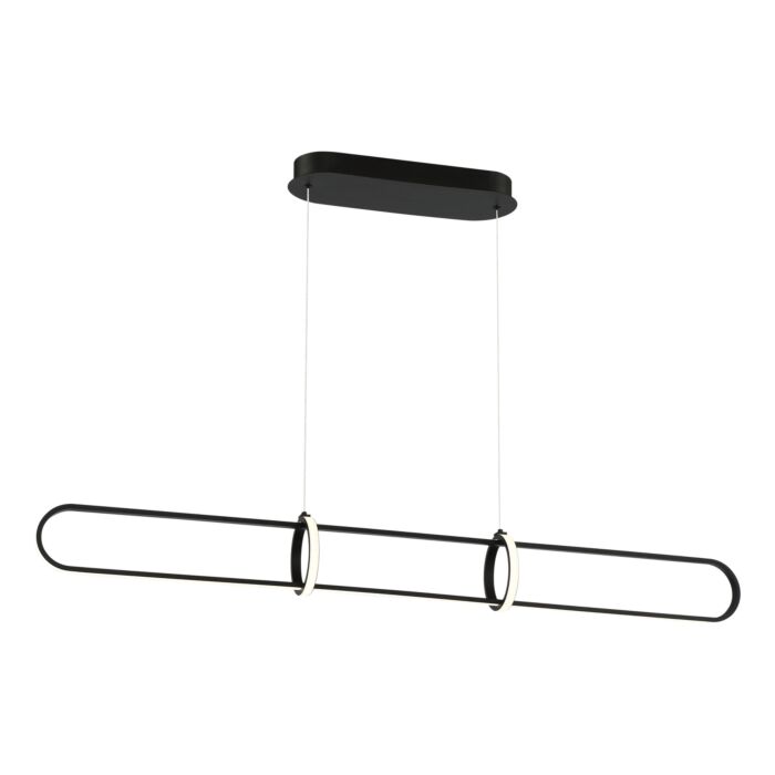 Eurofase Berkley 1 Light Chandelier in Black