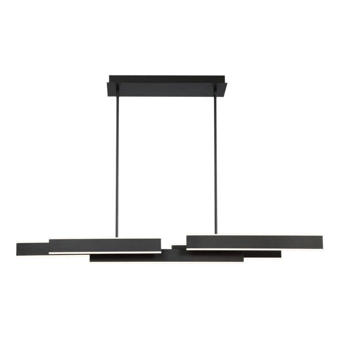 Eurofase Cameno 1 Light Chandelier in Black