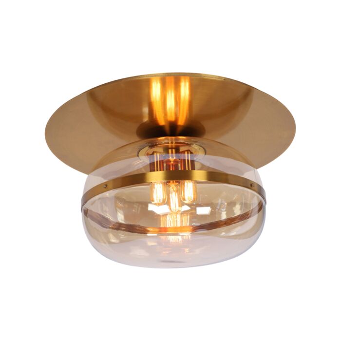 Eurofase Nottingham 3 Light Ceiling Light in Metal