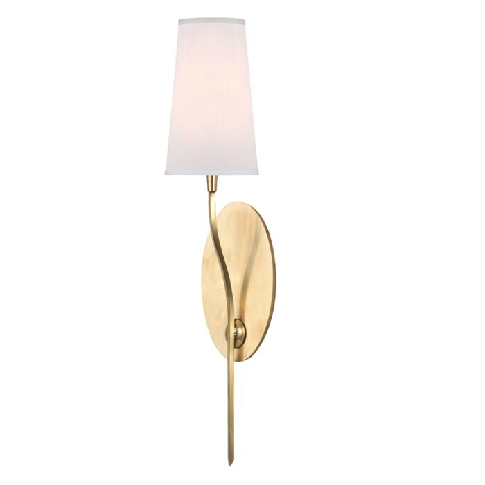 Hudson Valley Rutland 26 Inch Wall Sconce in Aged Brass
