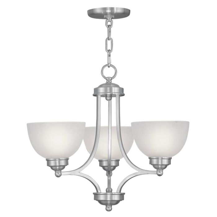Somerset 3-Light Chandelier in Brushed Nickel