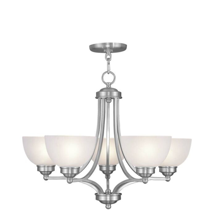 Somerset 5-Light Chandelier in Brushed Nickel