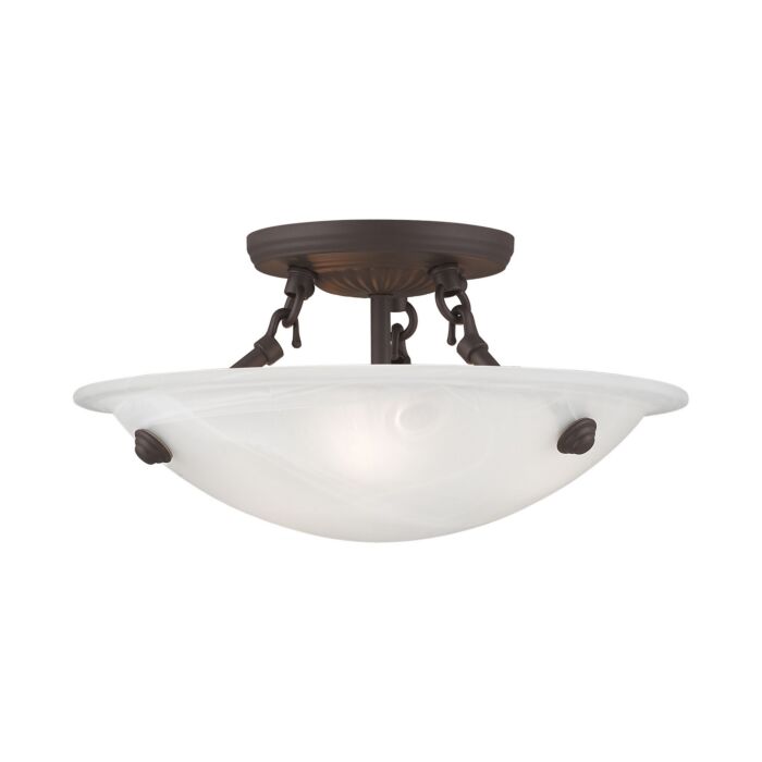 Oasis 3-Light Ceiling Mount in Bronze