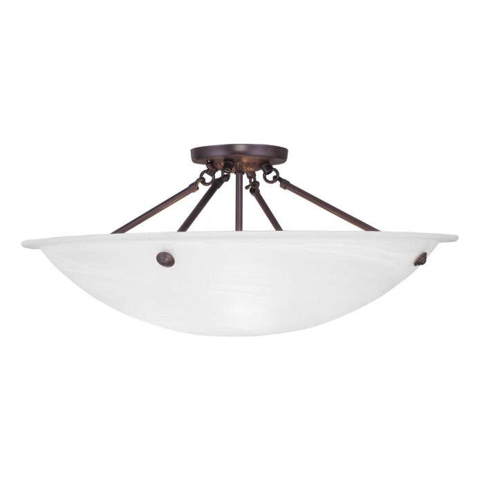 Oasis 4-Light Ceiling Mount in Bronze