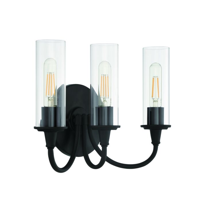 Craftmade Modina 3 Light 16 Inch Bathroom Vanity Light in Espresso