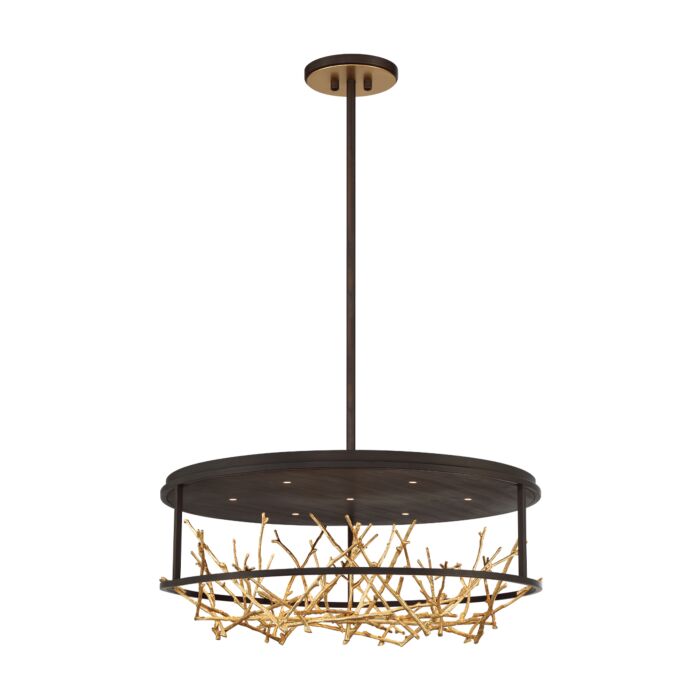 Eurofase Aerie 7 Light Chandelier in Bronze