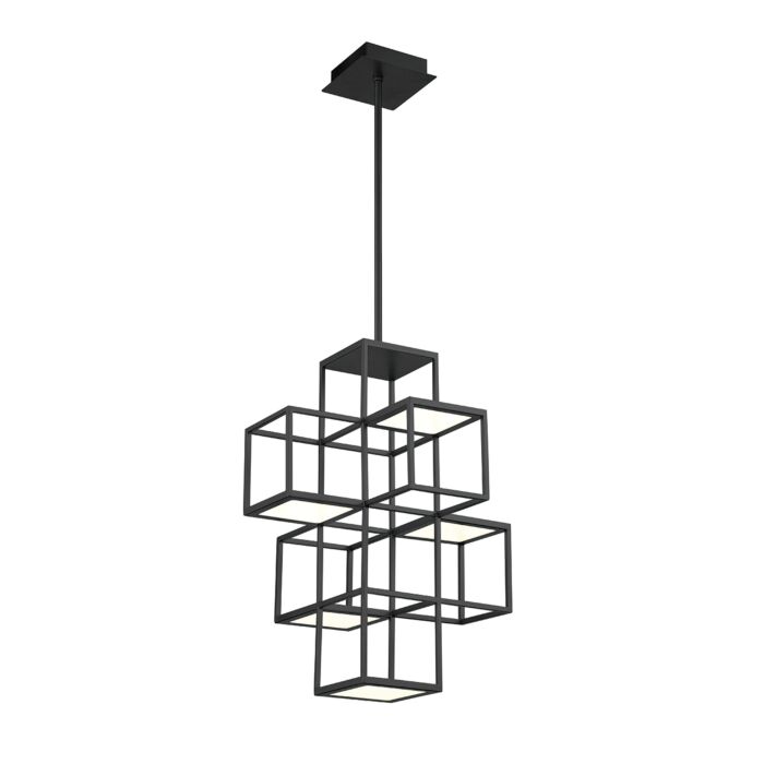 Eurofase Ferro 1 Light Pendant in Black