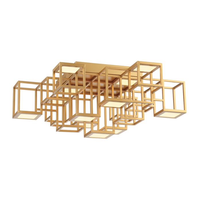 Eurofase Ferro 1 Light Ceiling Light in Gold