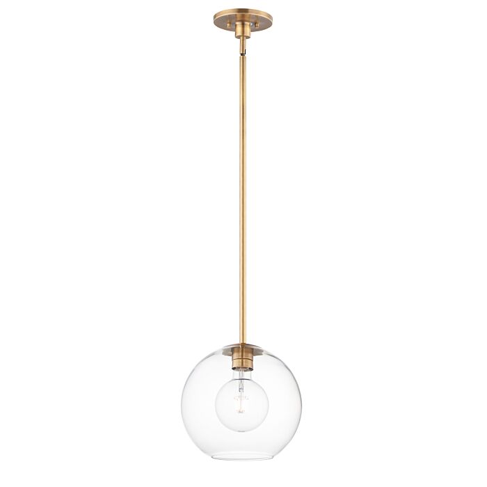 Maxim Branch Pendant Light in Natural Aged Brass