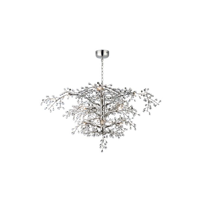 Maxim Lighting Cluster 12 Light 12 Light Chandelier in Polished Nickel