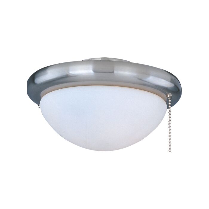 Fan Light Kits 1-Light Ceiling Fan Light Kit Light Kit in Satin Nickel