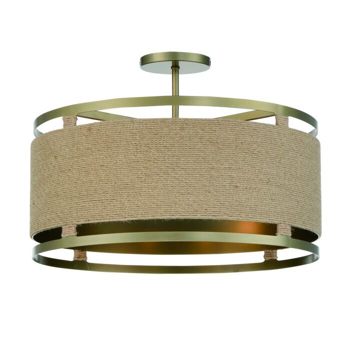 Minka Lavery 4 Light Ceiling Light in Soft Brass