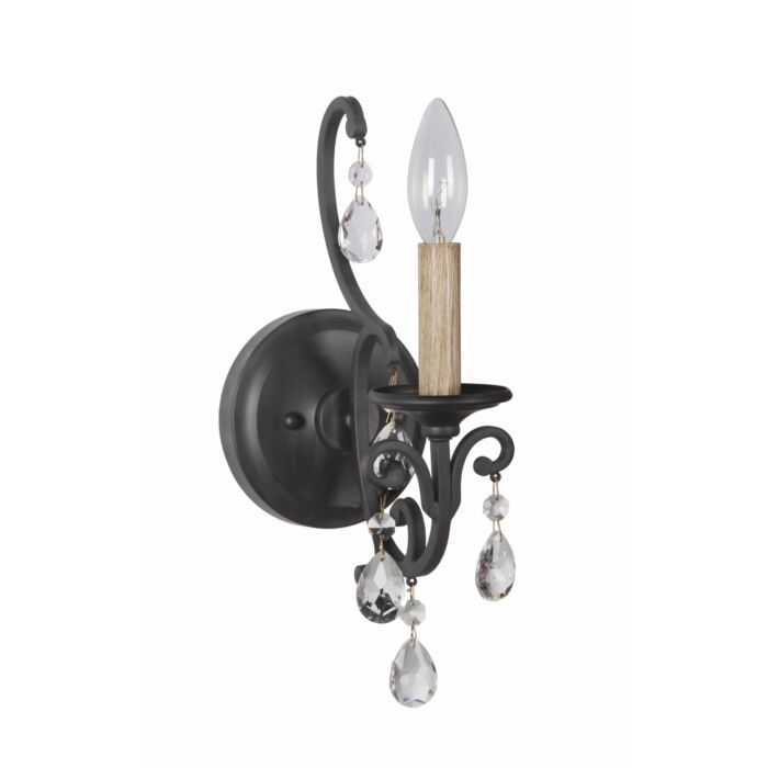 Craftmade Bentley 14 Inch Wall Sconce in Matte Black