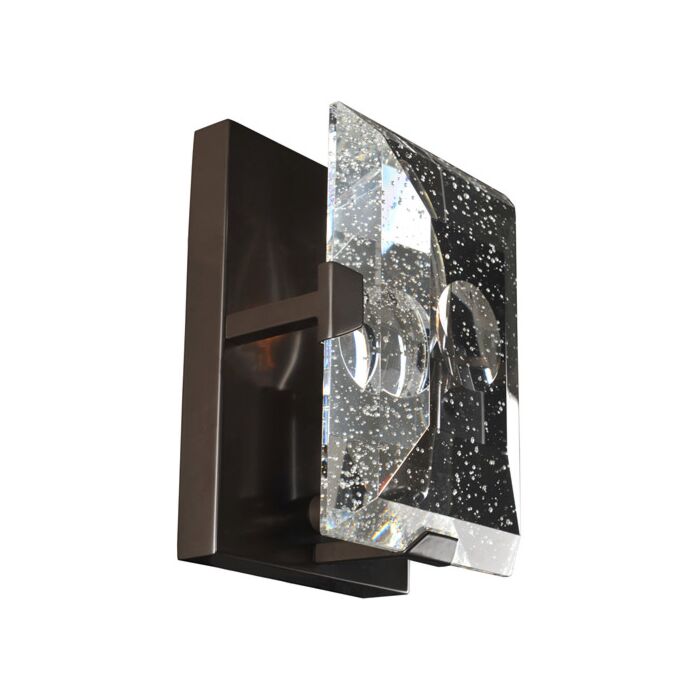 Kalco Giada 7 Inch Wall Sconce in Dark Bronze