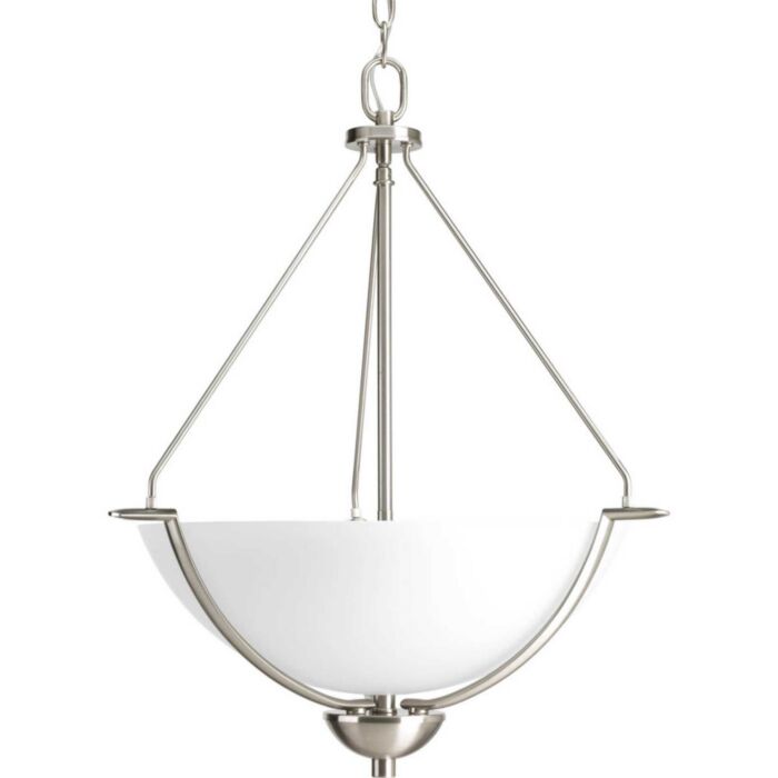 Bravo 3-Light Pendant in Brushed Nickel