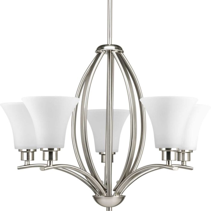 Joy 5-Light Chandelier in Brushed Nickel