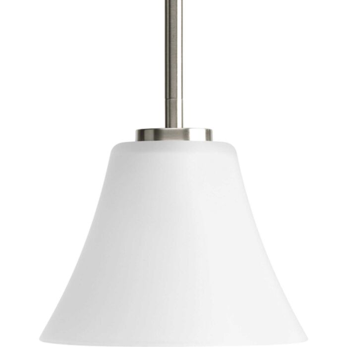 Bravo 1-Light Pendant in Brushed Nickel
