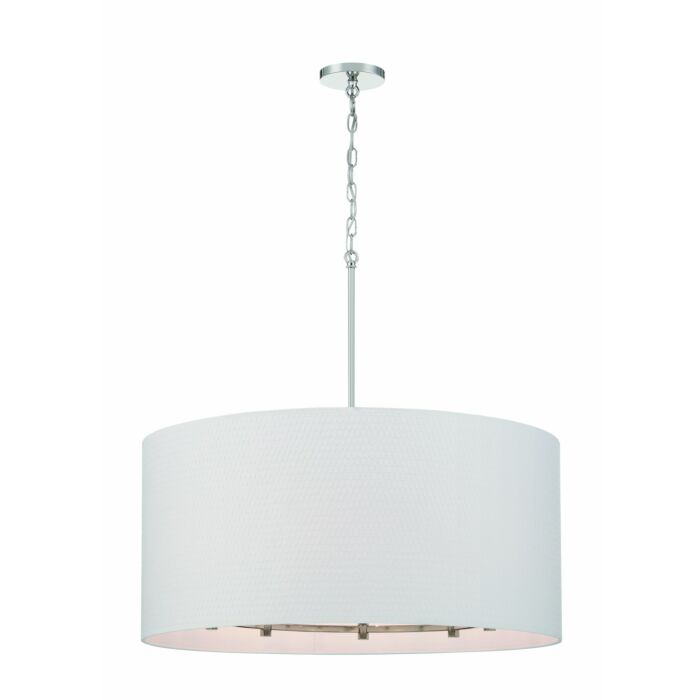 Minka Lavery 8 Light Pendant Light in Polished Nickel