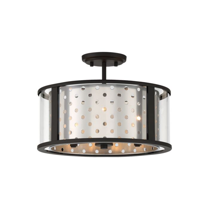Eurofase Grado 3 Light Ceiling Light in Chrome