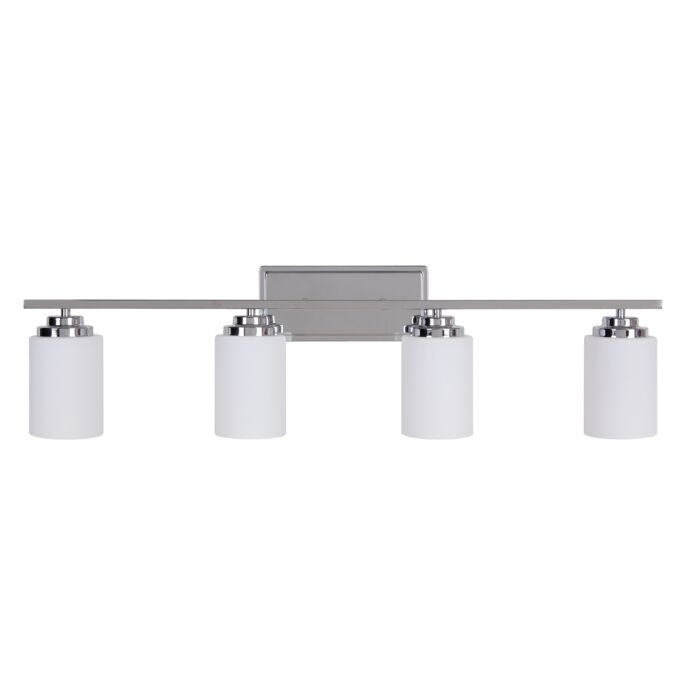 Craftmade Albany 4 Light Bathroom Vanity Light in Chrome