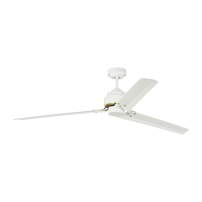 Monte Carlo Arcade 68 Inch Indoor Ceiling Fan in Matte White
