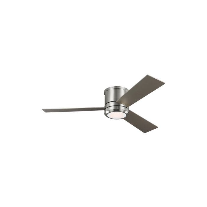 Monte Carlo Clarity Max 56 Inch Ceiling Fan in Brushed Steel