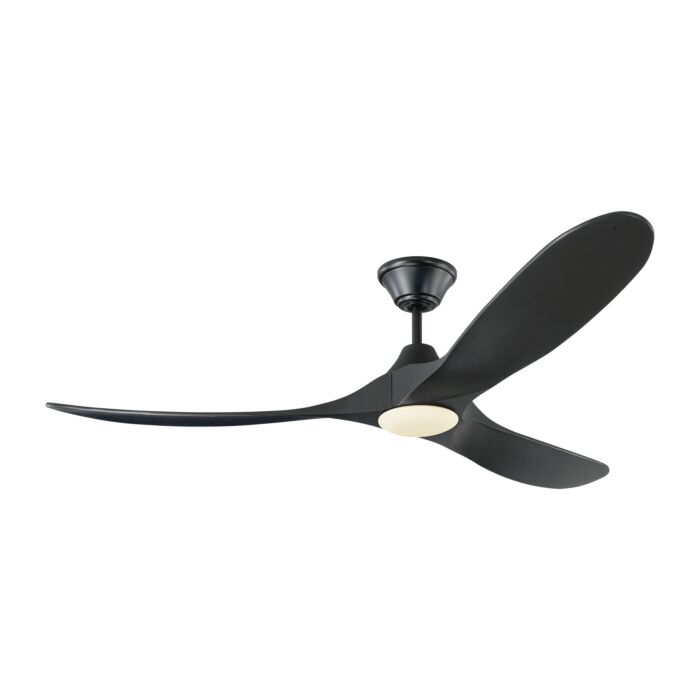 Monte Carlo Maverick LED 60 Inch Indoor Ceiling Fan in Matte Black
