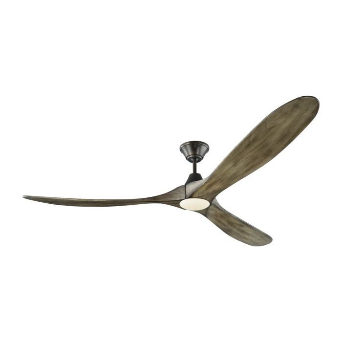 Monte Carlo Maverick Max LED 70 Inch Indoor Ceiling Fan in Aged Pewter