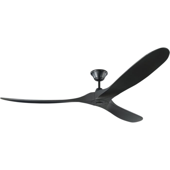 Monte Carlo Maverick Max 70 Inch Indoor/Outdoor Ceiling Fan in Matte Black