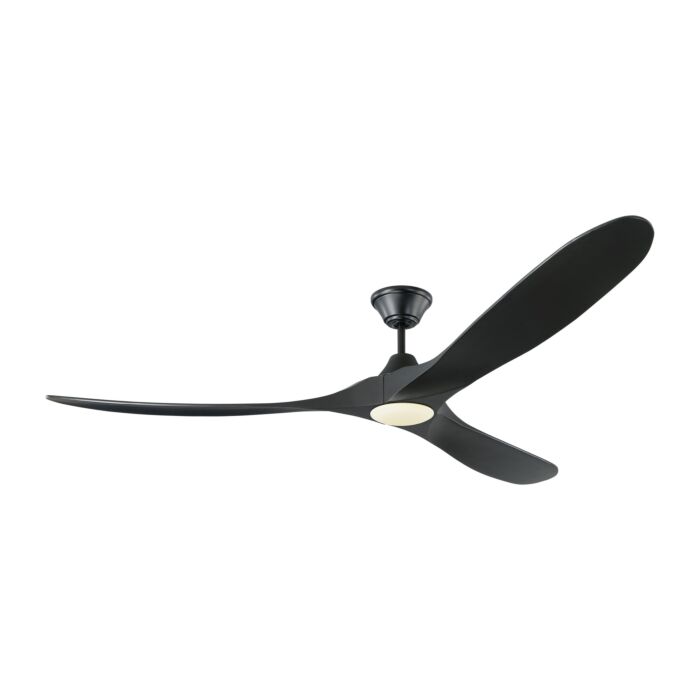 Monte Carlo Maverick Max LED 70 Inch Indoor Ceiling Fan in Matte Black