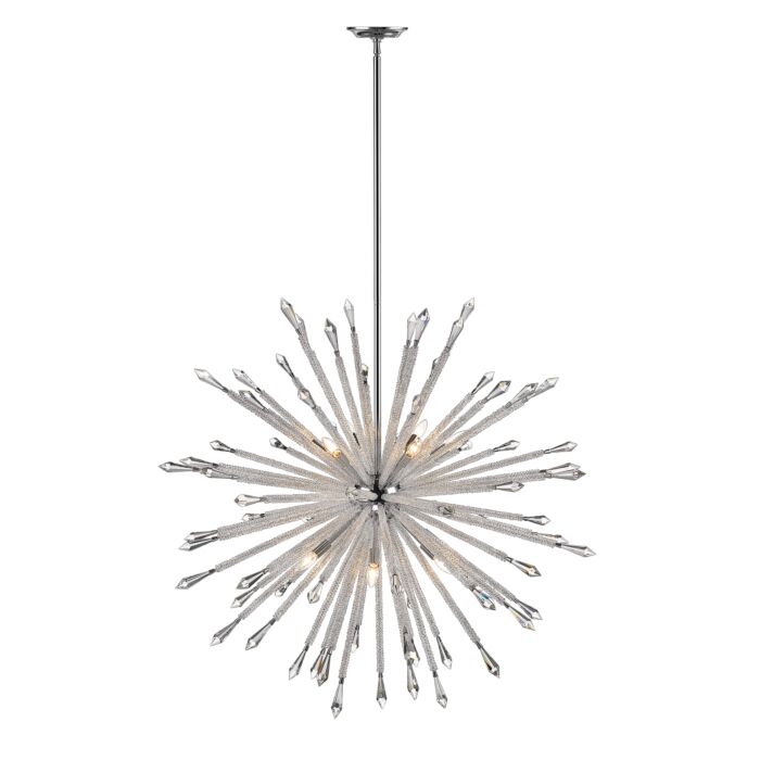 Z Lite Soleia 12 Light Chandelier In Chrome