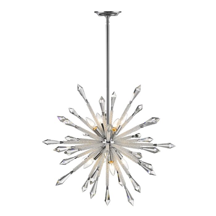 Z Lite Soleia 8 Light Chandelier In Chrome