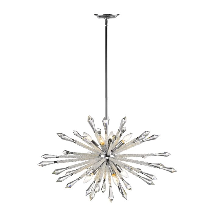 Z Lite Soleia 8 Light Chandelier In Chrome