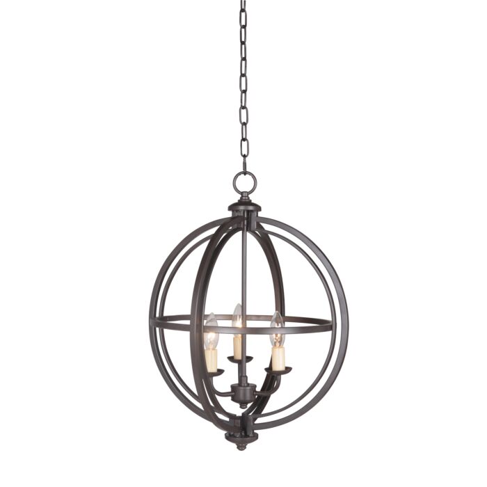 Craftmade Berkeley 3 Light 17 Inch Foyer Light in Espresso
