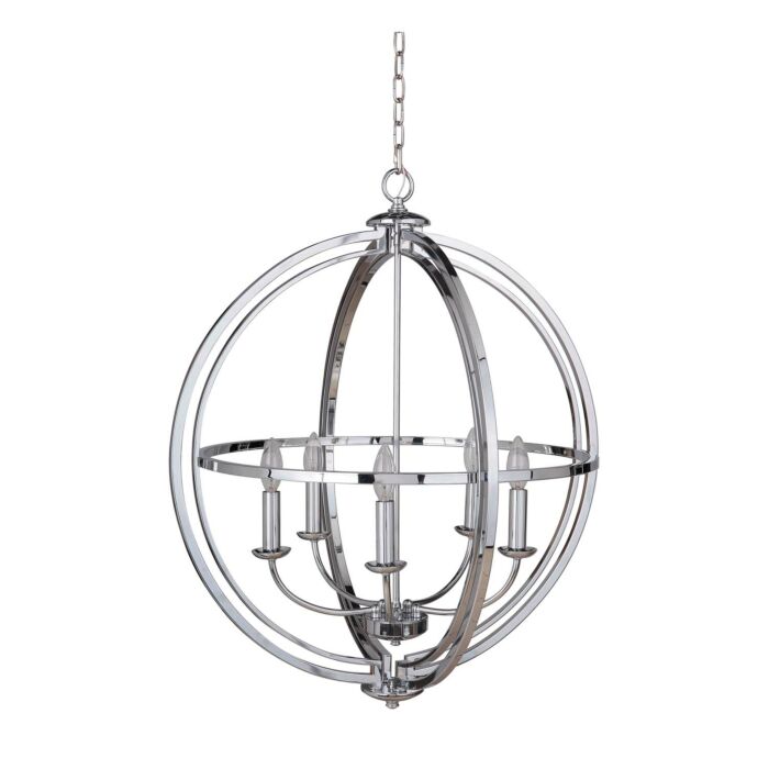 Craftmade Berkeley 5 Light 26 Inch Foyer Light in Chrome