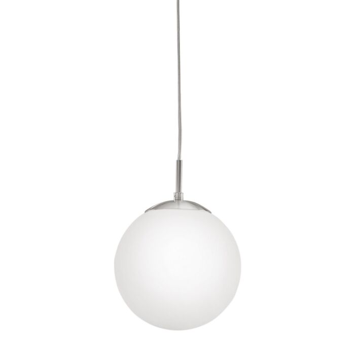 Rondo 1-Light Pendant in Matte Nickel