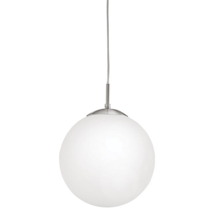 Rondo 1-Light Pendant in Matte Nickel