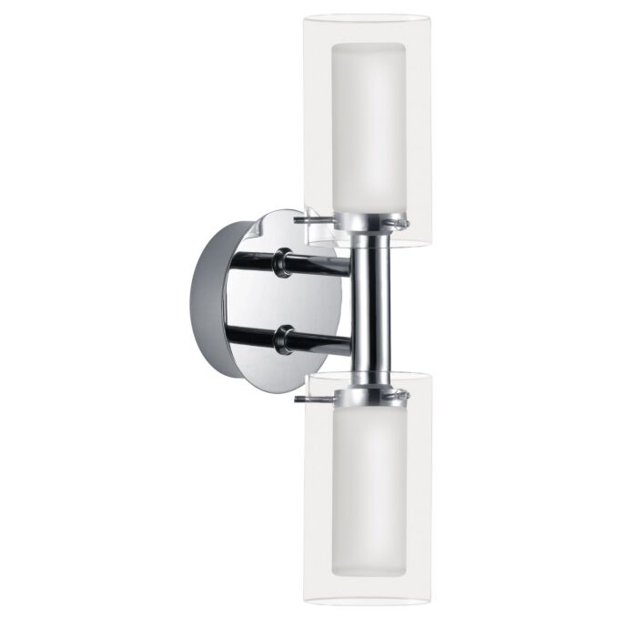 Palermo 2-Light Vanity in Chrome