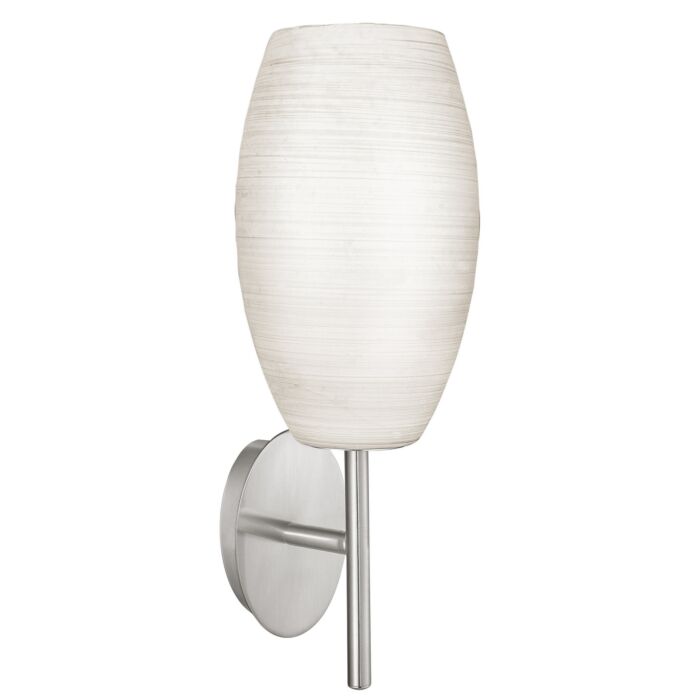 Batista 1 1-Light Wall Sconce in Matte Nickel