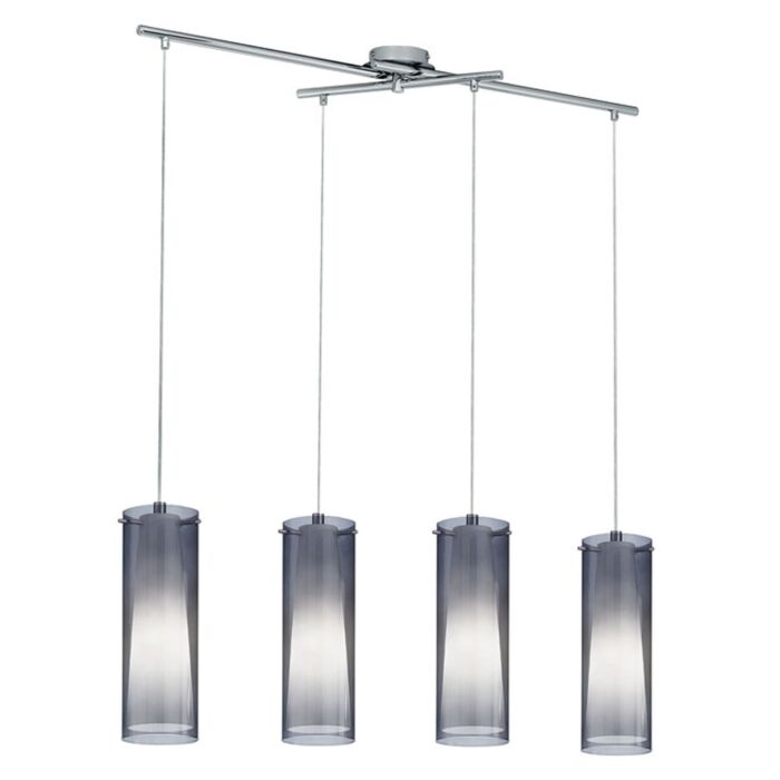 Pinto Nero 4-Light Pendant in Matte Nickel