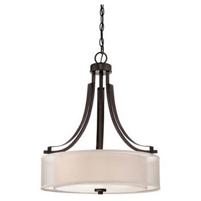 Minka Lavery Parsons Studio Pendant Light in Smoked Iron