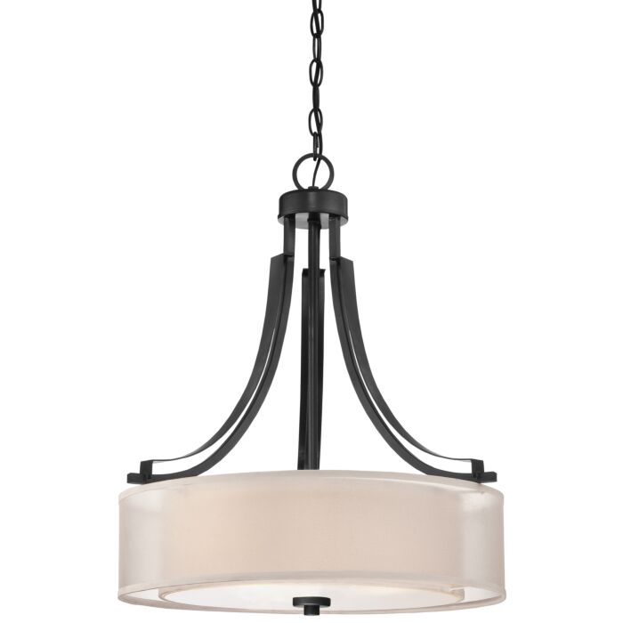 Minka Lavery Parsons Studio 3 Light Pendant Light in Sand Coal