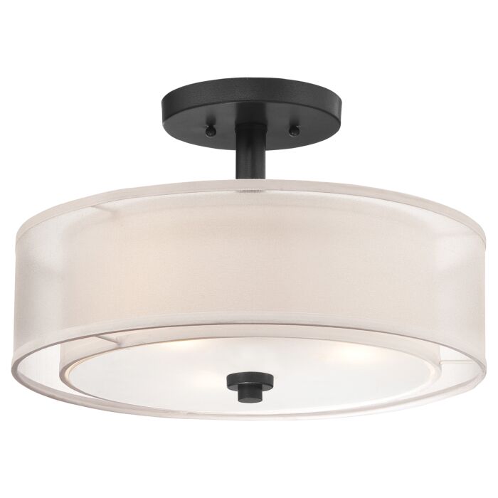 Minka Lavery Parsons Studio 3 Light Ceiling Light in Sand Coal