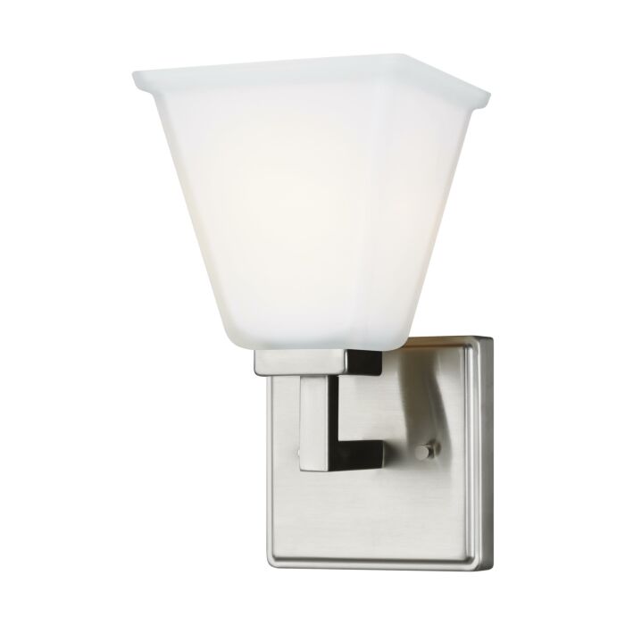 Sea Gull Ellis Harper LED Bathroom Wall Sconce in Brushed Nickel