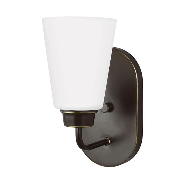 Sea Gull Kerrville 10 Inch Wall Sconce in Heirloom Bronze