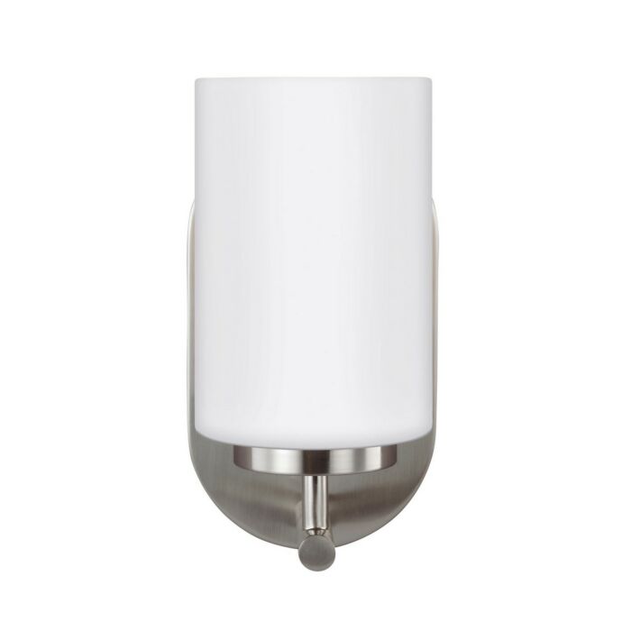 Sea Gull Oslo 9 Inch Wall Sconce in Brushed Nickel