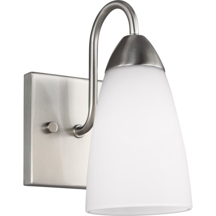 Sea Gull Seville 9 Inch Wall Sconce in Brushed Nickel