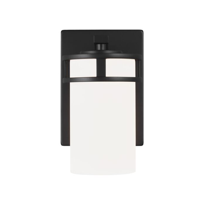 Sea Gull Robie Bathroom Vanity Light in Midnight Black