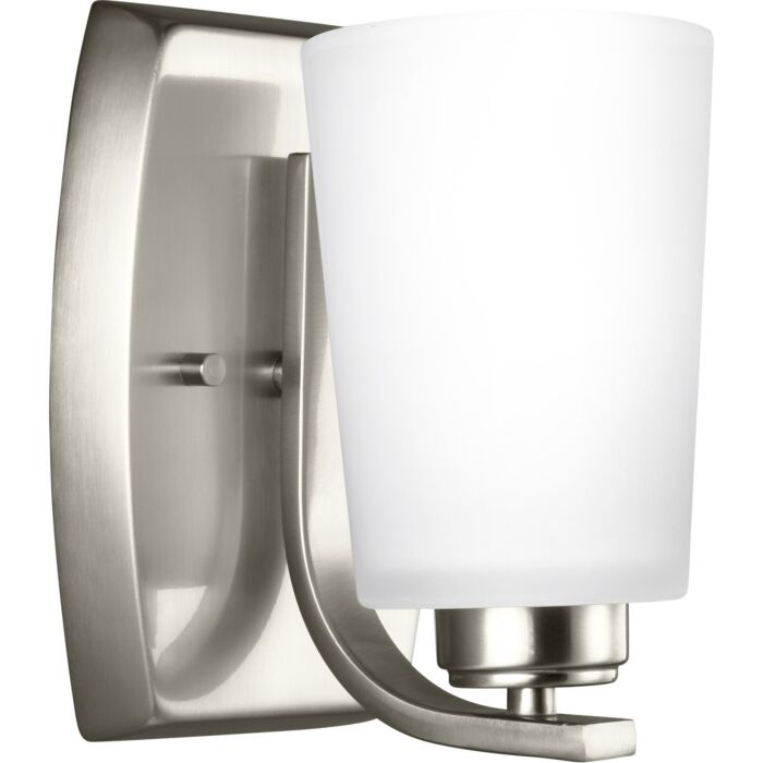 Sea Gull Franport 8 Inch Wall Sconce in Brushed Nickel