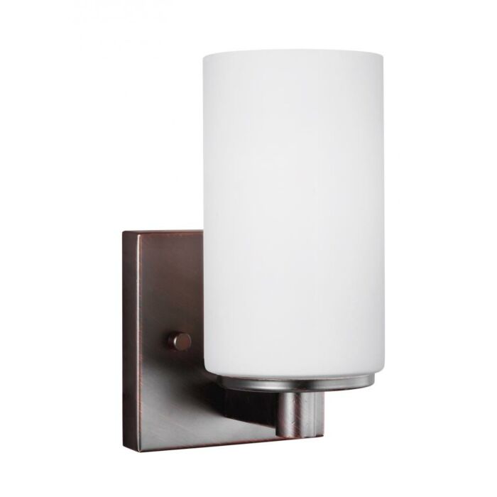 Sea Gull Hettinger 8 Inch Wall Sconce in Bronze
